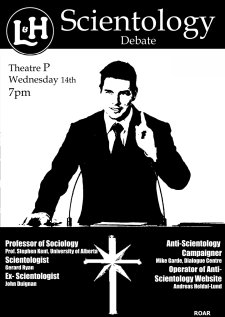 Poster debate Dublin - Scientology