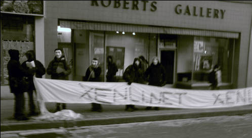 Scientology picket in Toronto